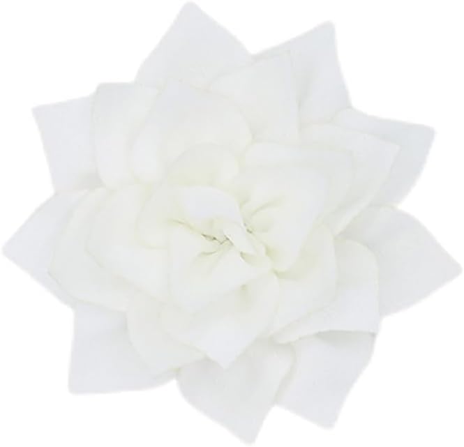 Satin Fabric Flower Brooch Pin Dainty Handmade Lotus Flower Brooch Lapel Pins Multilayer Pointed Lotus Broochs Wedding Prom Party Dance Banquet Dress Suit Ceremony Clothes Bag Hat Jewelry Accessories for Women