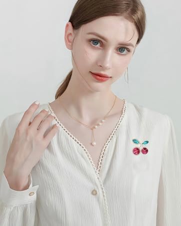 Fashion Flower Brooches for Women Rhinestone Flower Brooches Pins 18k Gold Plated Lapel Pins Jewelry for Girlfriend Wife