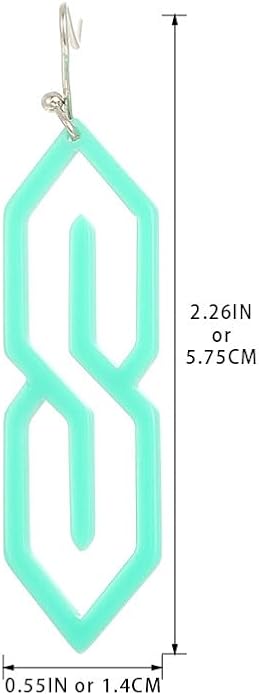 Madison Tyler 80s 90s Sport Earrings for Women | Funny Dangle Earrings for Women | 90s Vintage Dangling Earrings for Women | Jewelry Gift for Women