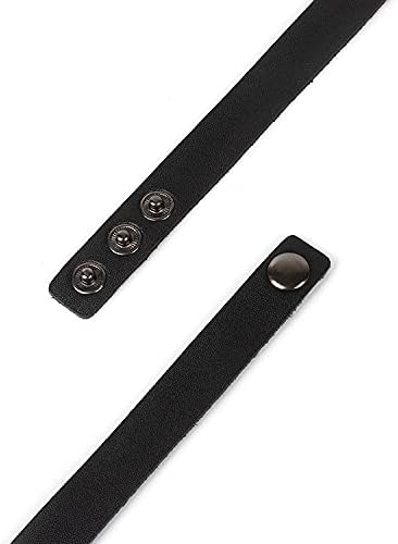 Gothic Choker Necklace Black Geometric Leather Collar Necklace Fashion Punk Jewelry for Women