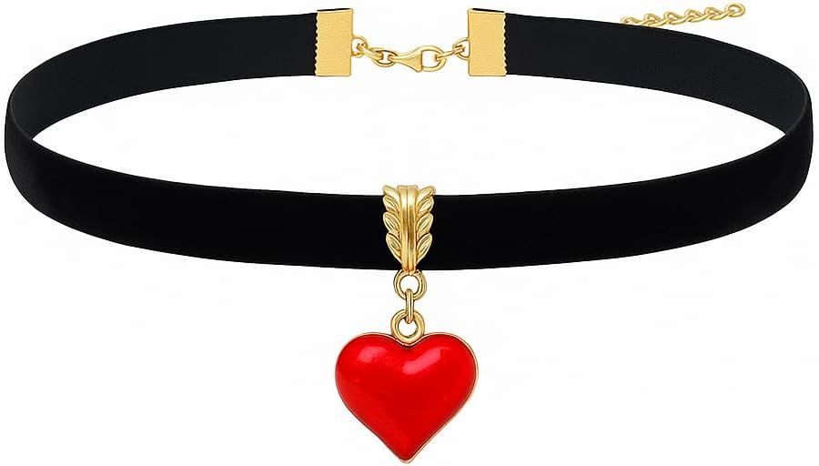 6pcs Costume Choker Necklace Women Black Lace Goth Vampire Accessories for Gothic Clothes