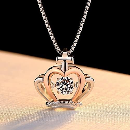 Couples Gifts Necklace To My Soulmate Necklace Birthday Christmas Jewelry Romantic Gifts For My Wife with Message Card Box Personalized Gift Present Pendant for Future Wife Soulmate Girlfriend
