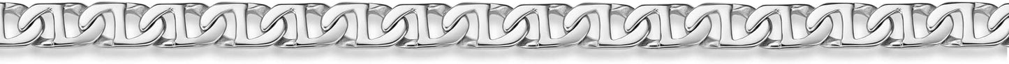 Metro Jewelry Stainless Steel Mariner Link Necklace for Men with Yellow Gold or Black Ion Plating 20 to 30 Inch Chain with Lobster Claw 10MM