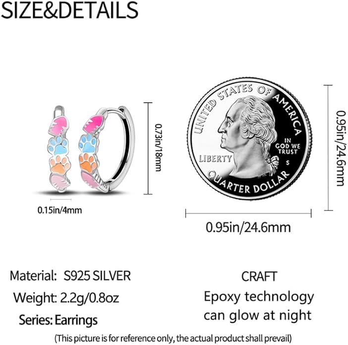 925 Sterling Silver Women Earrings, Sparkling Star and Moon Earrings, Various Hypoallergenic Earrings, Best Gift for Women