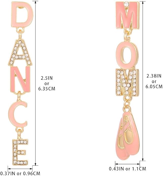 Madison Tyler 80s 90s Sport Earrings for Women | Funny Dangle Earrings for Women | 90s Vintage Dangling Earrings for Women | Jewelry Gift for Women