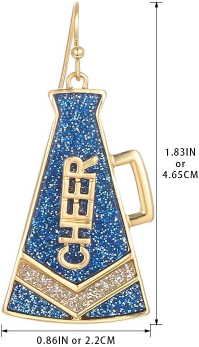 Madison Tyler 80s 90s Sport Earrings for Women | Funny Dangle Earrings for Women | 90s Vintage Dangling Earrings for Women | Jewelry Gift for Women