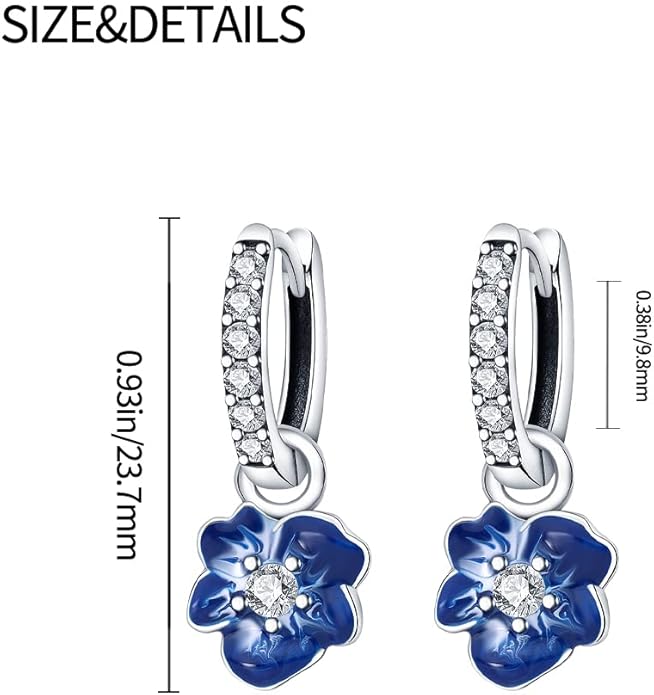 925 Sterling Silver Women Earrings, Sparkling Star and Moon Earrings, Various Hypoallergenic Earrings, Best Gift for Women