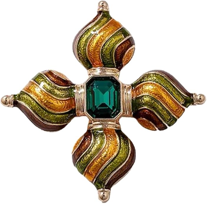JKQBUX Versailles series Baroque elegant Brooches Pin for Women Men Girls Retro Court Pearl Corsage Pin delicate accessory