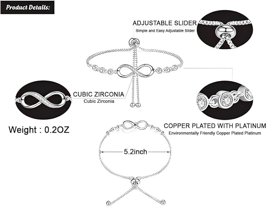 To My Beautiful Daughter In Law Bracelet From Mother-In-Law, Daughter In Law Birthday Gifts, Infinity Star Heart Bracelet For Her With Heartfelt Message Card & Elegant Box, Bonus Daughters Bracelets