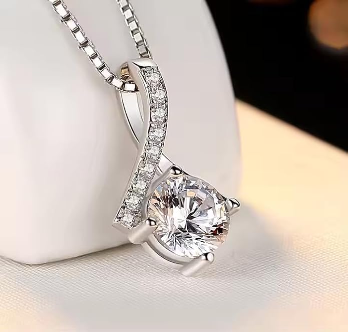 To My Soulmate Necklace For Women, Soul Mate Jewelry for Women, Future Wife Gifts, To My Wife Necklace from Husband, Gifts for Girlfriend, Pendant With Message Card