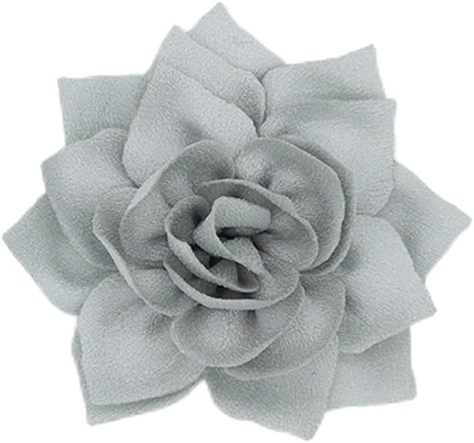 Satin Fabric Flower Brooch Pin Dainty Handmade Lotus Flower Brooch Lapel Pins Multilayer Pointed Lotus Broochs Wedding Prom Party Dance Banquet Dress Suit Ceremony Clothes Bag Hat Jewelry Accessories for Women