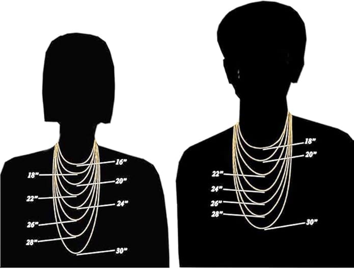 Aenmia Solid 14k Yellow Gold Rope Chain Necklace, Lobster Claw Clasp, Jewelry Gift for Women Men, 1.55-3.05mm, 16-24 inch