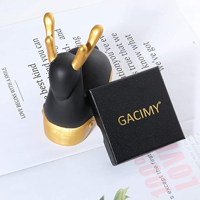 Gacimy Flatted Hoop Earrings for Women 14K Gold Plated with 925 Sterling Silver Post