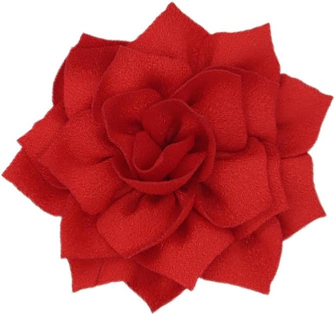 Satin Fabric Flower Brooch Pin Dainty Handmade Lotus Flower Brooch Lapel Pins Multilayer Pointed Lotus Broochs Wedding Prom Party Dance Banquet Dress Suit Ceremony Clothes Bag Hat Jewelry Accessories for Women