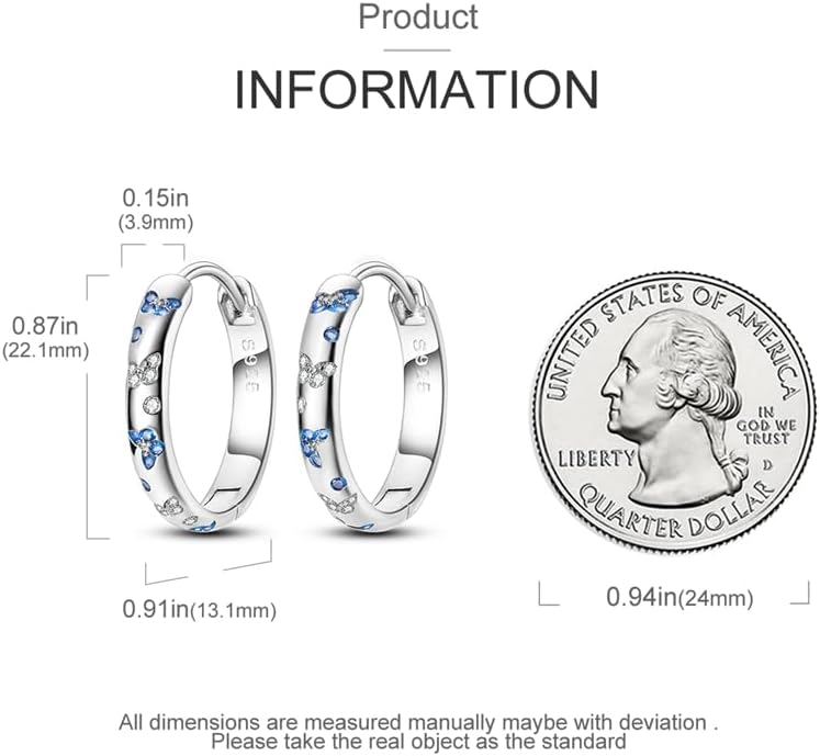 925 Sterling Silver Women Earrings, Sparkling Star and Moon Earrings, Various Hypoallergenic Earrings, Best Gift for Women