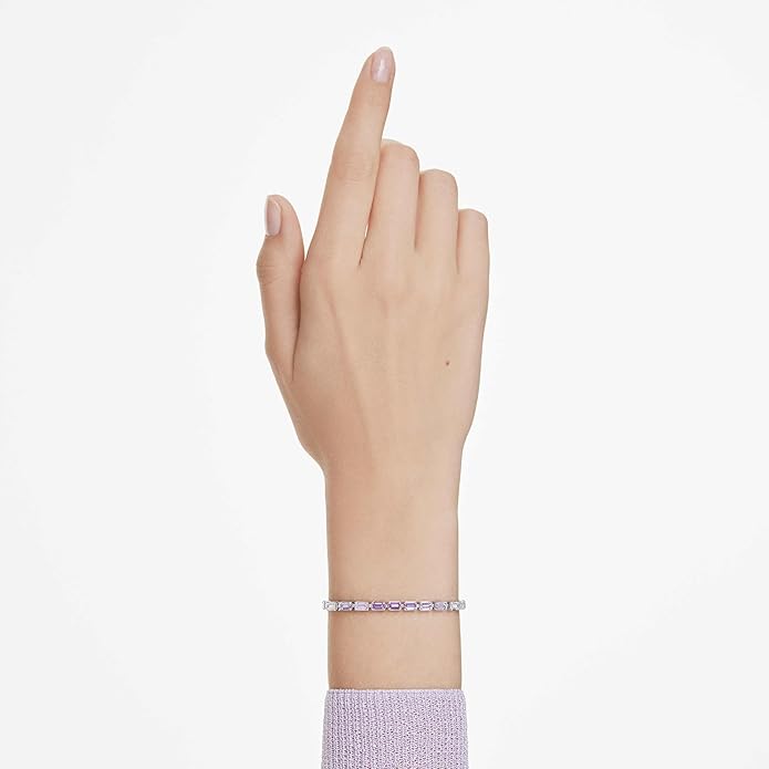 Swarovski Matrix Hoop Earrings, Bracelet, Tack Pin, Multicolored Crystals, Gold-Tone Finish