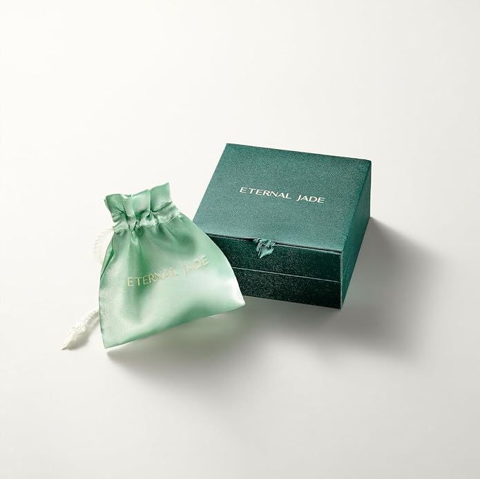 .925 14K Gold Plated Sterling Silver Carved Green Jade Rings for Women - Hypoallergenic Genuine Nephrite Jade Sterling Silver Rings Women, Bold & Sculptural Jewelry Design Size 7