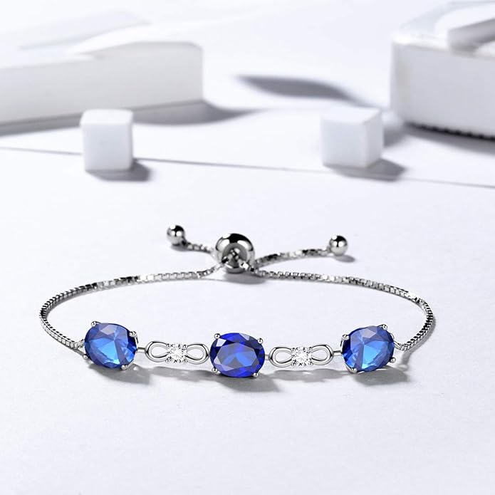 Aurora Tears 925 Sterling Silver 12 Birthstones Necklace/Earring/Ring/Bracelet Women Birthstone Pendant Crystal Fashion Birthday Jewelry Christmas Gift for Girls Women