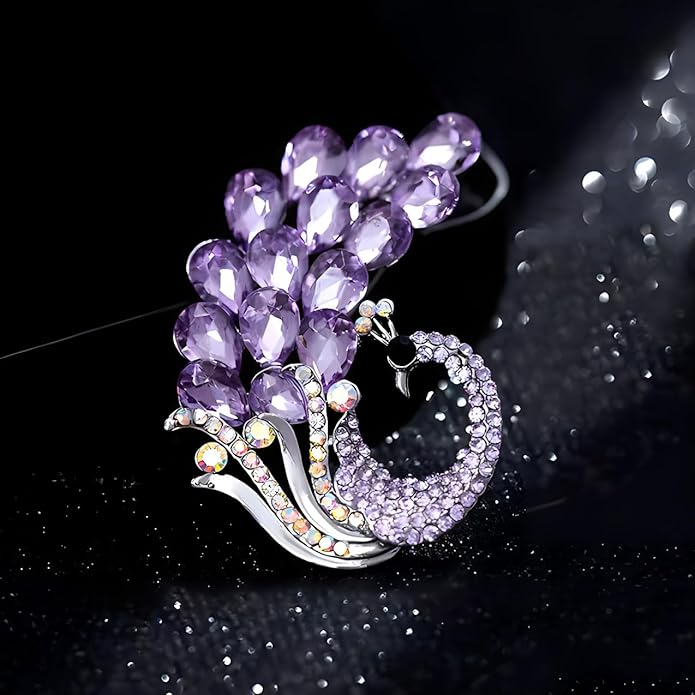 Soumimi Bird Theme Brooch Pin Cute Bird Animal Brooches Accessories Christmas Birthday Gift for Women