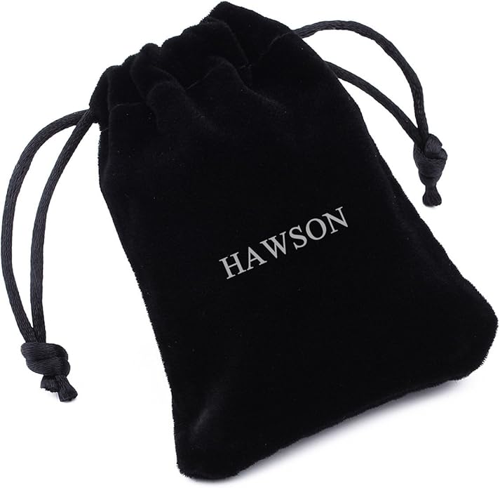 HAWSON Fashion Mother-of-Pearl Tuxedo Shirt Button and Cufflink Set, Specially Designed for Wedding Business