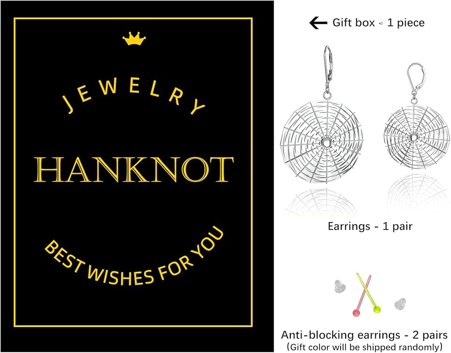 Silver Round Hoop Earrings for Women,18K Gold Hypoallergenic, Tarnish-Resistant, Vacation, Chunky & Gold Plated Dangle Earrings, Trendy Statement Jewelry Gift Idea