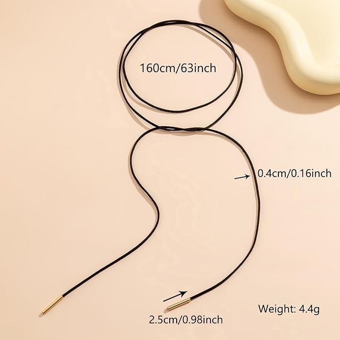 Fesciory Black Necklaces for Women, Adjustable Layered Velvet Leather Lace Collar Necklace, Goth Jewelry Gifts.