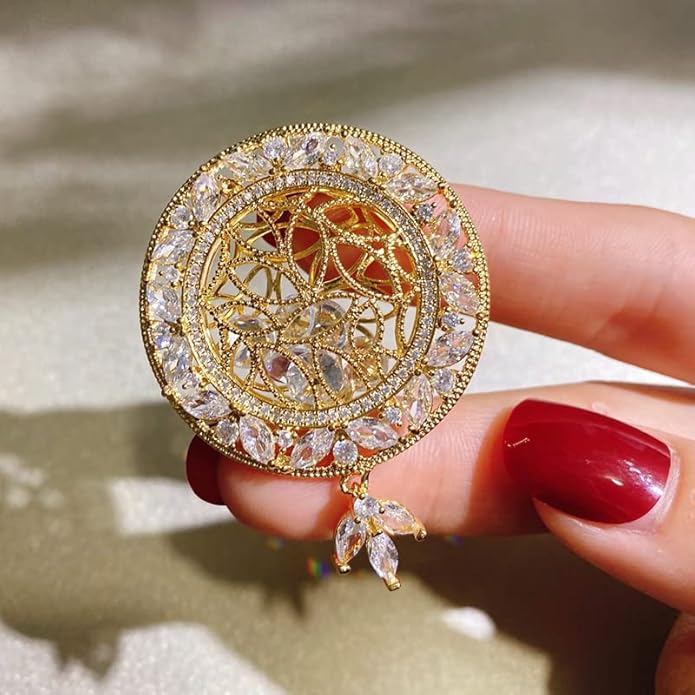 AILONMEI Brooch Pins For Women Fashion, Flower Brooches Jewelry For Women Floral Series Brooches And Pins Designer Lady's Costume