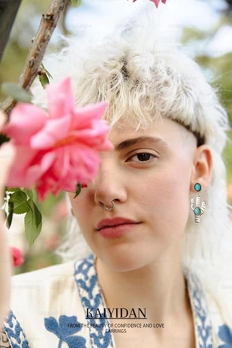 Silver/Gold Boho Dangle Statement Earrings for Women Trendy,Handmade Vintage Dainty Cute Long Drop Summer Earrings,fashion Accessories Jewelry Gifts