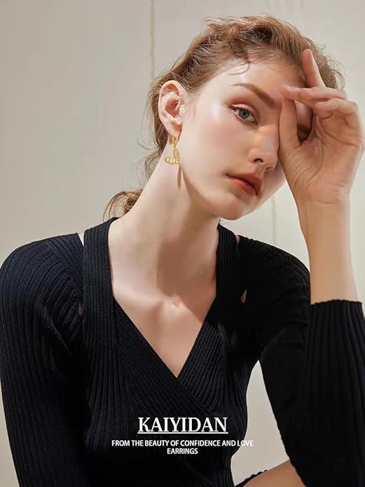 Silver/Gold Boho Dangle Statement Earrings for Women Trendy,Handmade Vintage Dainty Cute Long Drop Summer Earrings,fashion Accessories Jewelry Gifts