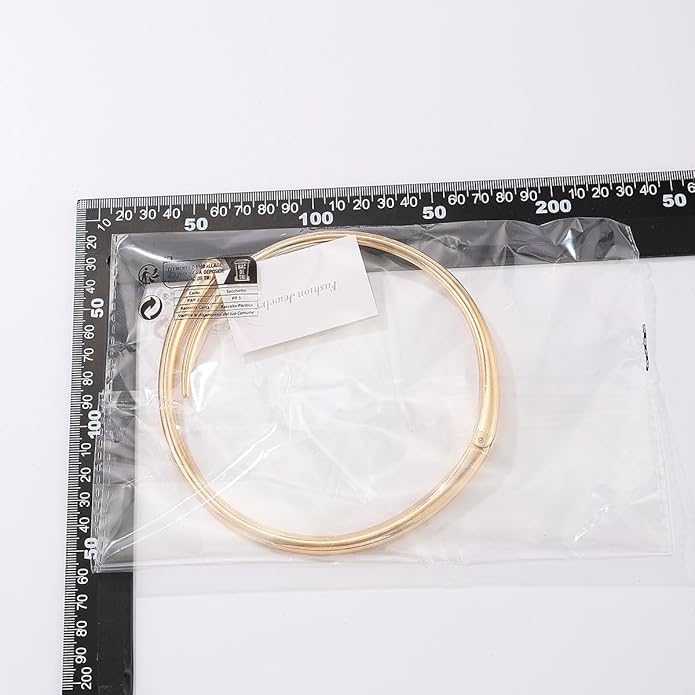 Chunky Plated Gold Necklace for Women Trendy Open Cuff Gold Collar Teardrop Thick Choker Gold Plating Statement Necklaces