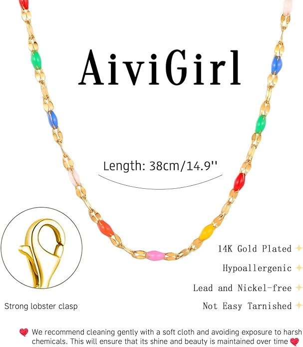Gold Necklaces for Women Trendy, 14K Gold Plated Dainty Lip Chain Simple Choker Hypoallergenic Waterproof Boho Necklace Fashion Accessories Summer Jewelry for Women Gifts