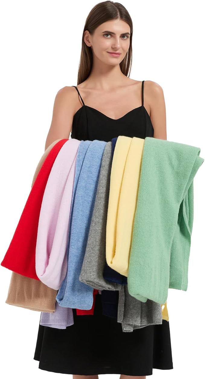 Erdenech Luxury Cashmere Wool Blend Wrap for Women, All-Season Travel Wrap Shawl, Extra Large Blanket Shawl Scarf Pashmina