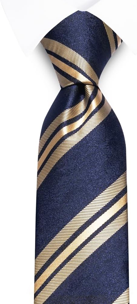 joy alice Ties Set Men Mixed Color Necktie Handkerchief Cufflinks Brooch 3.15 Formal
