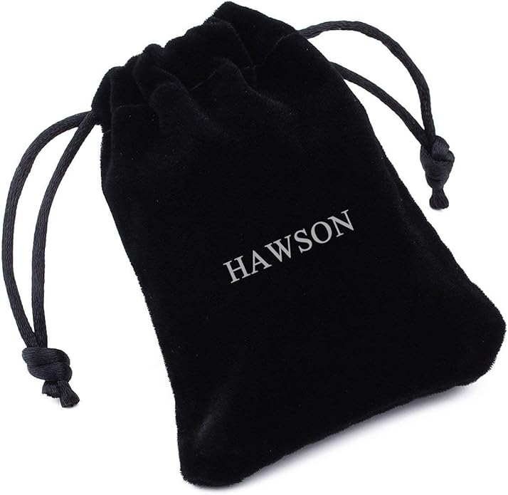 HAWSON Cufflinks for Men with 4/6 pcs Shirt Studs Set, Gift Box Packed, Mens Jewelry or Accessories for Wedding, Party, Anniversary, Birthday