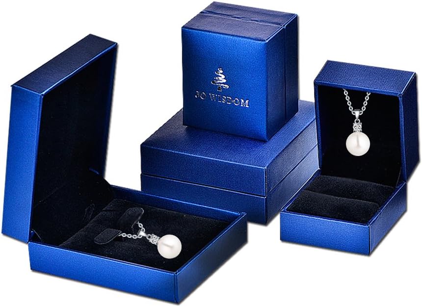925 Sterling Silver Freshwater Cultured Pearl Pendant Necklace JO WISDOM Jewelry for Women,Girls