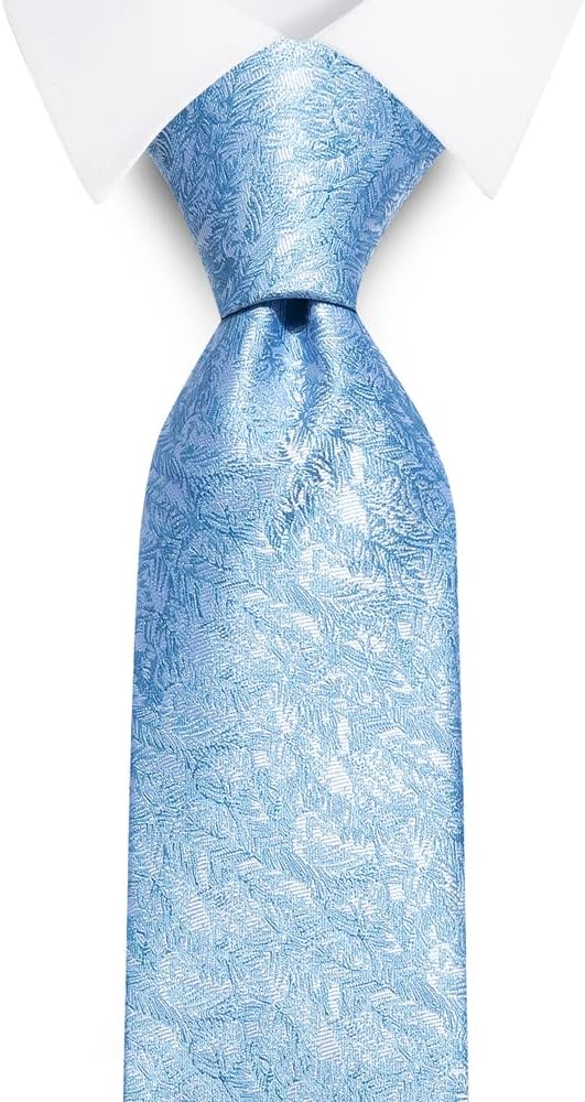 joy alice Ties Set Men Mixed Color Necktie Handkerchief Cufflinks Brooch 3.15 Formal