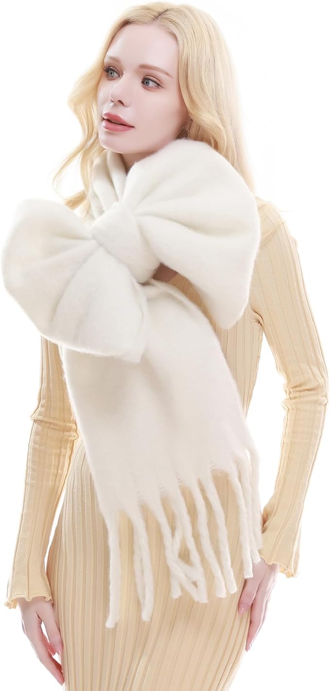RIIQIICHY Chunky Scarf for Women Winter Warm Thick Scarves Oversized Blanket Scarf