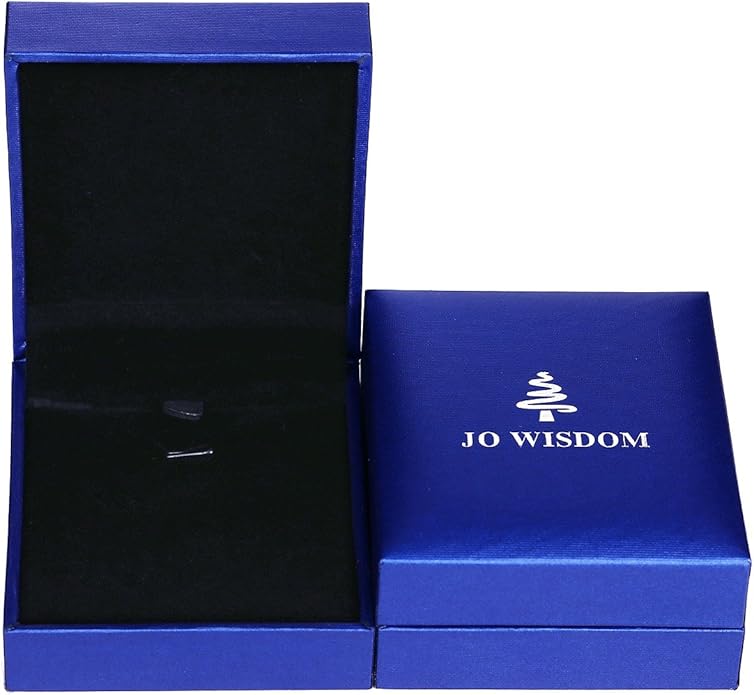 JO WISDOM Choker Layered Y Necklaces,925 Sterling Silver Choker Layered Coin Pendant Necklace,Jewelry for Women