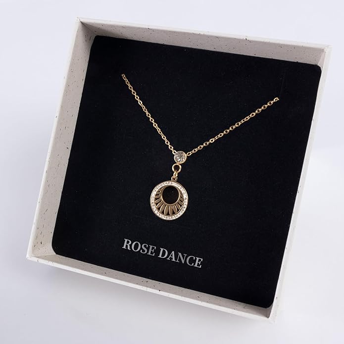 ROSEDANCE Heart Necklace for Women, 14K Gold Plated Dainty Heart Necklace, Tiny Love Symbol Pendant Choker, Minimalist Dainty Jewelry Gift, Valentines Day Anniversary Birthday