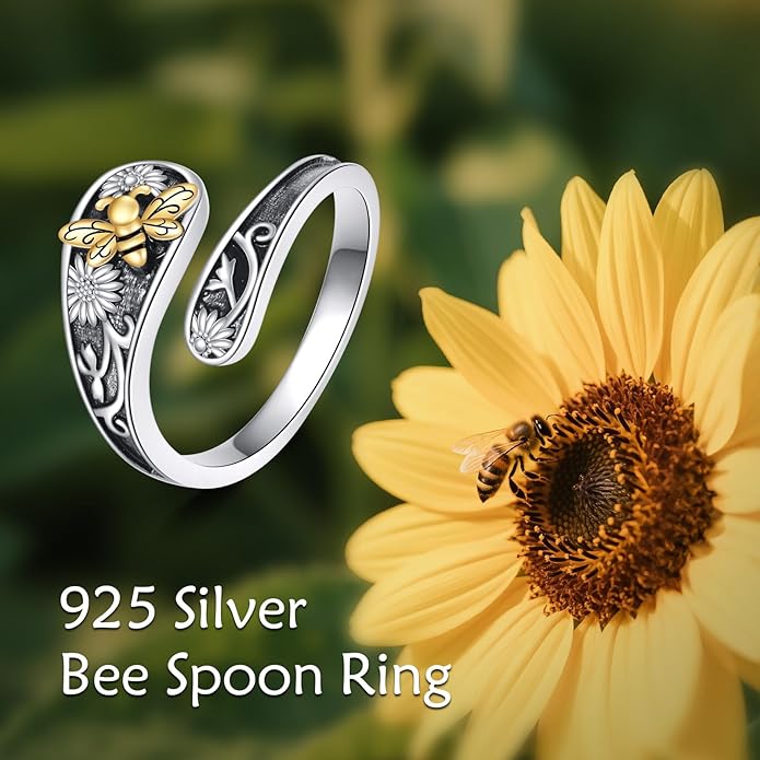 Spoon Ring Sterling Silver Vintage Spoon Ring Jewelry Gifts for Women