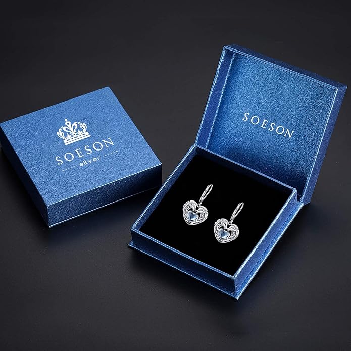 925 Sterling Silver Animals and Plants Dangle Drop Earrings for Women Hypoallergenic Gift for Women Mom Wife Her, Mother’s Day, Birthday, Anniversary