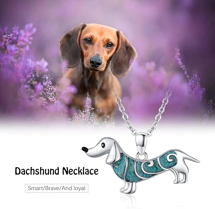 Dog Cat Necklace Pendant 925 Sterling Silver Pet Jewelry Gifts for Women
