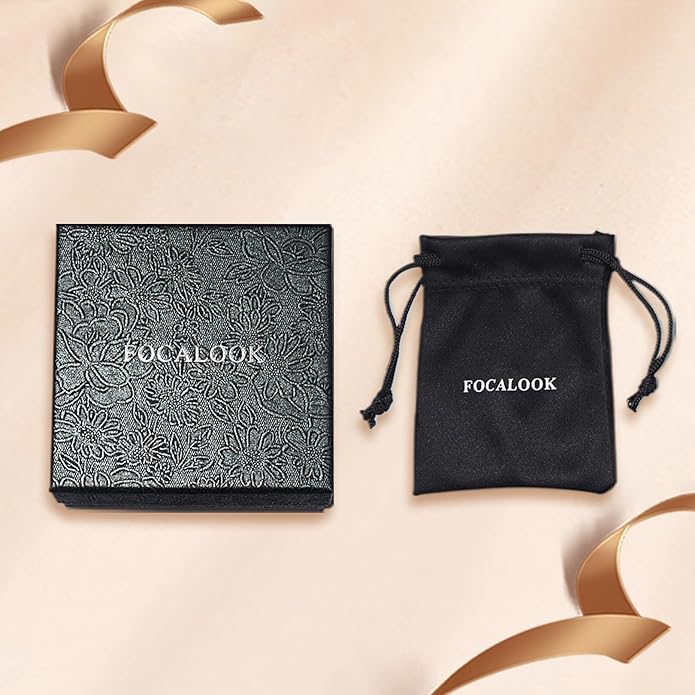 FOCALOOK 14K Gold Plated Lightweight Large Hoops| 2mm Thin Hoop Earrings for Women 30/40/50/70/100mm