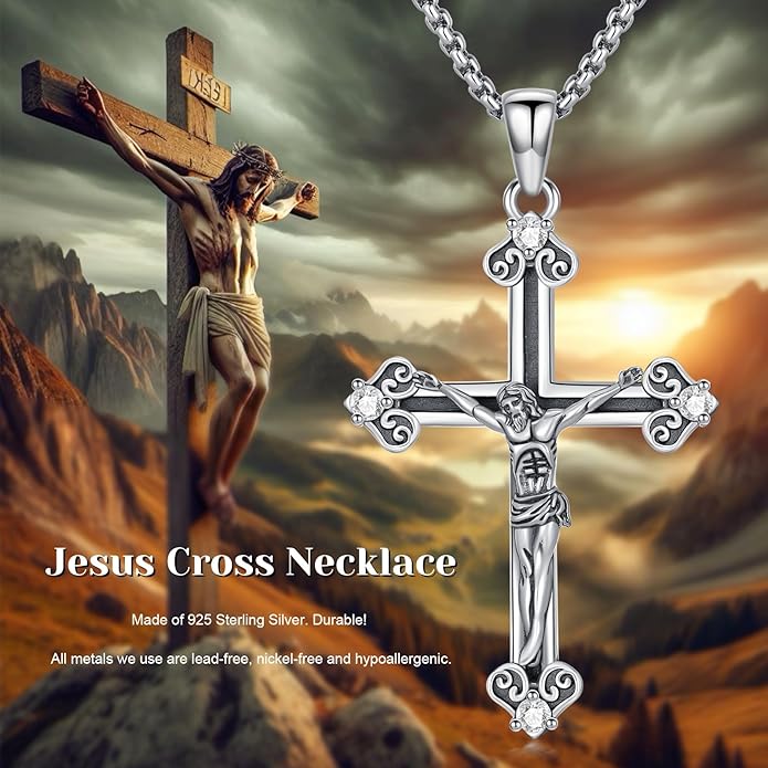 Taioiat Baseball Necklace for Men 925 Sterling Silver Sports Necklace Baseball Cross Necklace Jewelry Gifts for Women Men