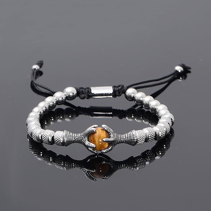 WFYOU 3PCS Stainless Steel Bracelets for Men Gold Roman Numeral Bangle Bracelet Twisted Cable Bracelet Adjustable Cuff Bracelet Mens Luxury Jewelry Bracelets Gifts