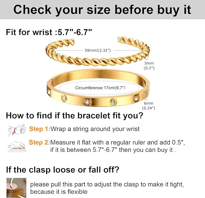 MPRAINBOW Gold Bracelets for Women, 2Pcs 18K Gold Plated Cubic Zirconia Bangle Crystal Friendship Bracelet Jewelry,Wedding Party Christmas Birthday Gifts for Her Girlfriend Sister Daughter