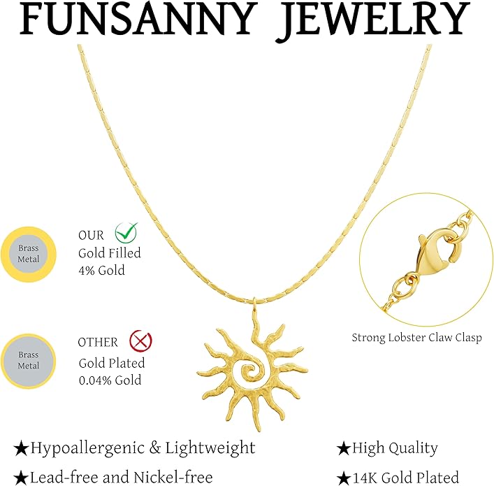 Lariat Necklaces for Women - Dainty Long Necklace Trendy 14K Gold Plated Hypoallergenic Layered Long Y-Shape Sunburst CZ T-Bar Pendant Drop Chain Necklace Set for Women Non Tarinsh Jewelry Gift