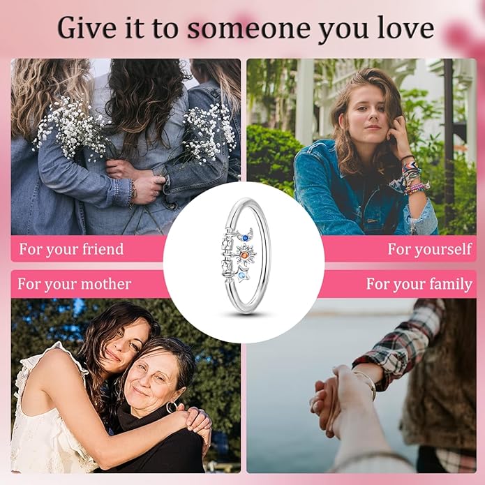 NARMO 925 Sterling Silver Rings for Women Evil Eyes Rings Entwined Line Cubic Zirconia Rings Simple Stackable Finger Rings Engagement Ring Personality Rings Size 6-9