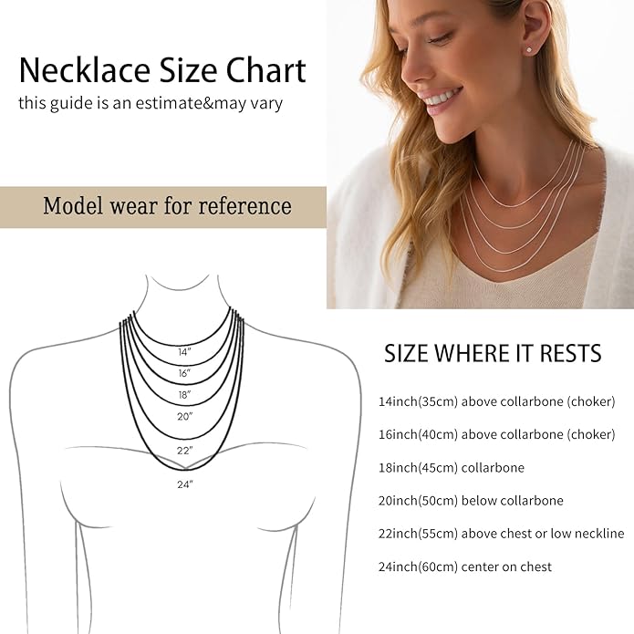 3mm Cuban Link Chains for Women Men, s925 Sterling Silver Plated Necklace Curb Chain 14, 16, 18, 20, 22, 24 Inch