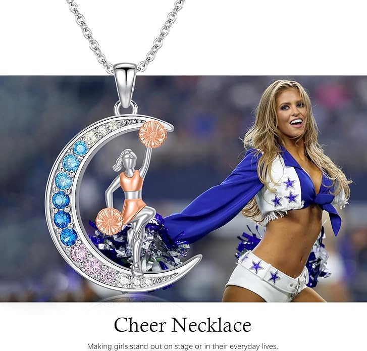 Soccer/Basketball/Gymnastics/Swimming/Ballet/Running/Golf/hockey Necklace 925 Sterling Silver Sport Jewelry Birthday Christmas Gifts for Women